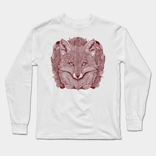 Feather Fox Long Sleeve T-Shirt